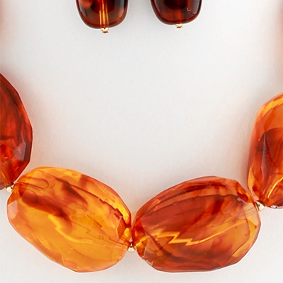 Organic Amber Necklace - Picture 2 of 2